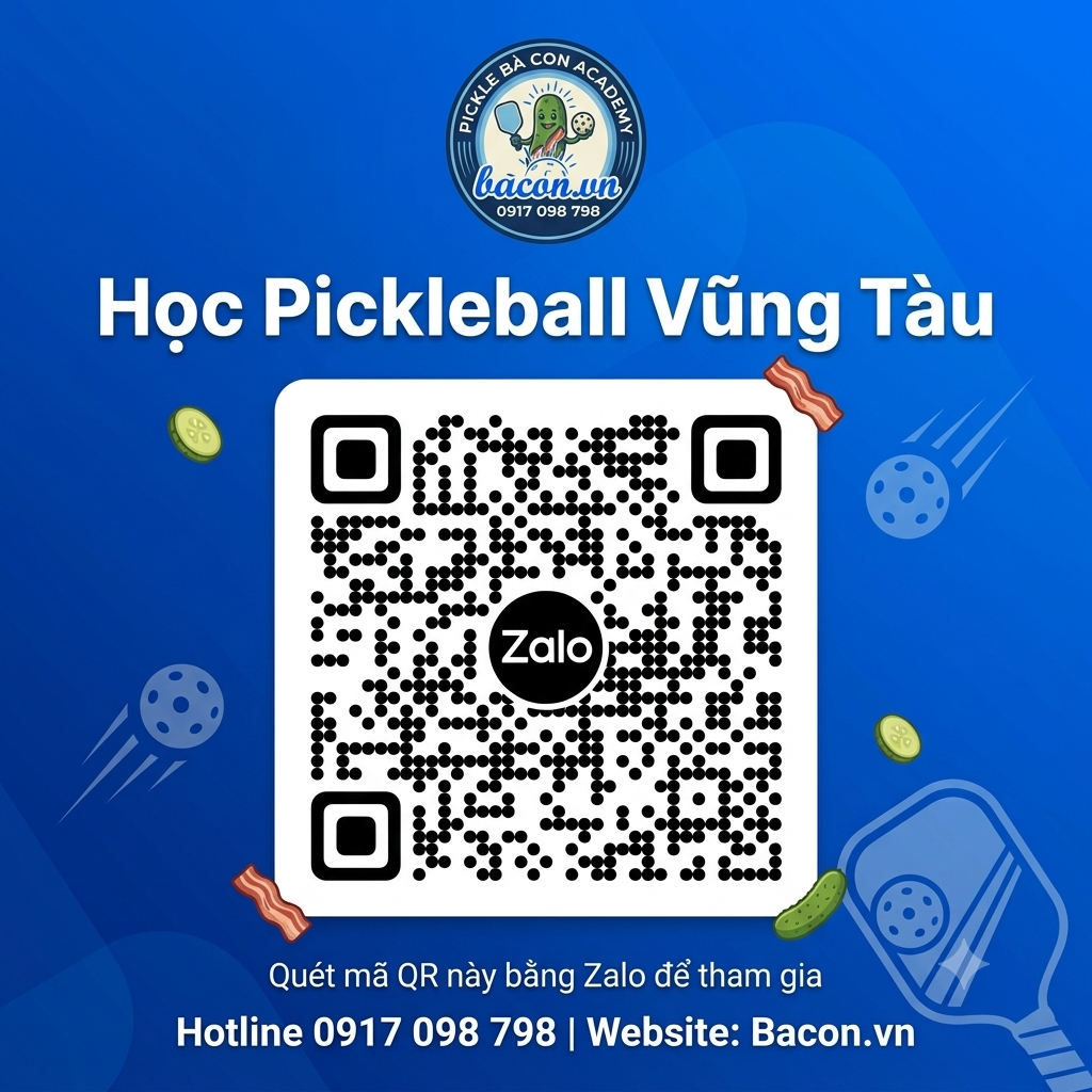 HỌC PICKLEBALL VŨNG TÀU – LỚP HỌC PICKLEBALL TỪ CƠ BẢN ĐẾN NÂNG CAO
