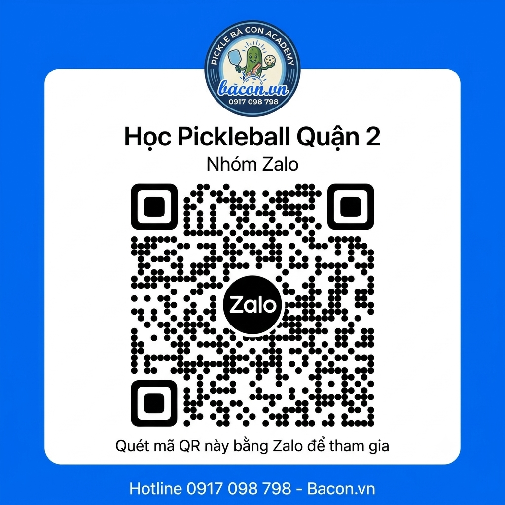 HỌC PICKLEBALL QUẬN 2 – LỚP HỌC PICKLEBALL CHO NGƯỜI MỚI VÀ NÂNG CAO