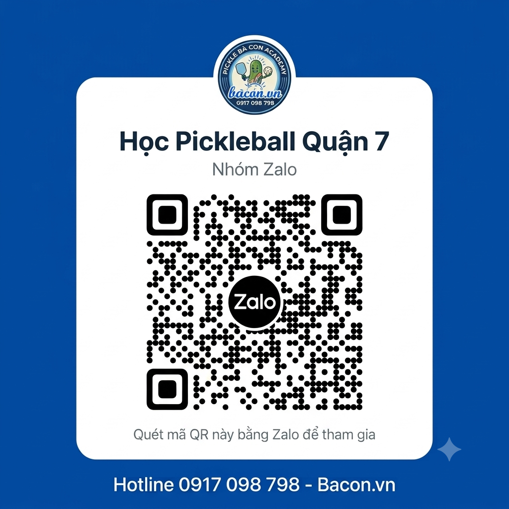 HỌC PICKLEBALL QUẬN 7 – LỚP HỌC PICKLEBALL CHO NGƯỜI MỚI VÀ NÂNG CAO