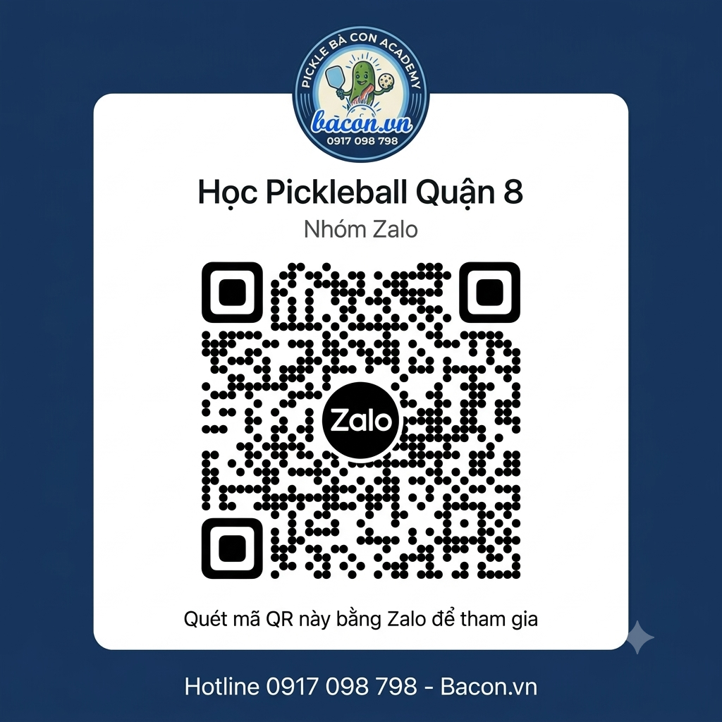 HỌC PICKLEBALL QUẬN 8 – LỚP HỌC PICKLEBALL CHO NGƯỜI MỚI VÀ NÂNG CAO
